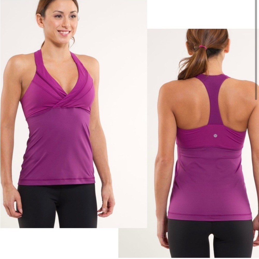 Lululemon purple Racerback Workout Tank